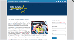 Desktop Screenshot of holtdimondaleagency.com
